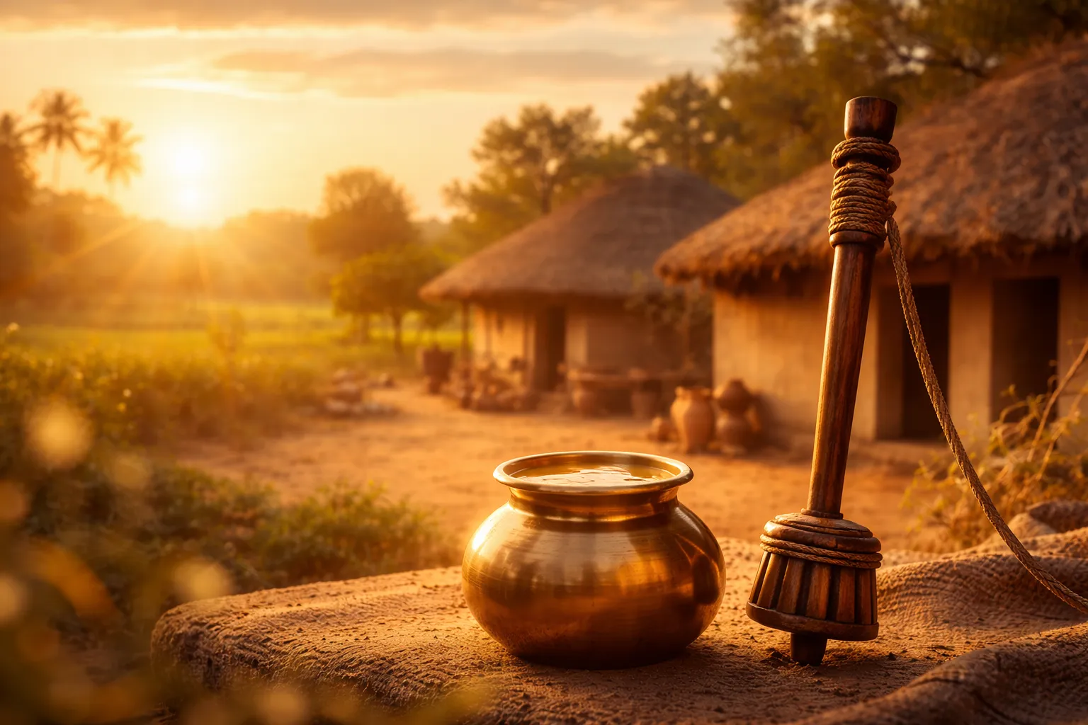 Pure Jamkhambhaliya Bilona Ghee Process