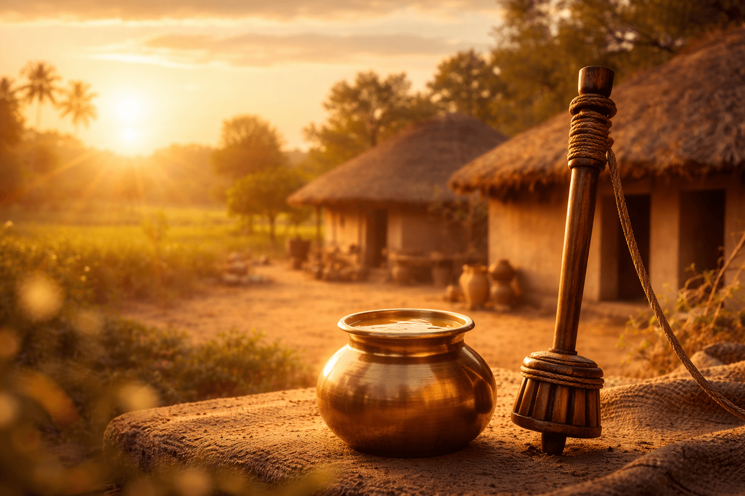 Traditional Bilona Ghee Process